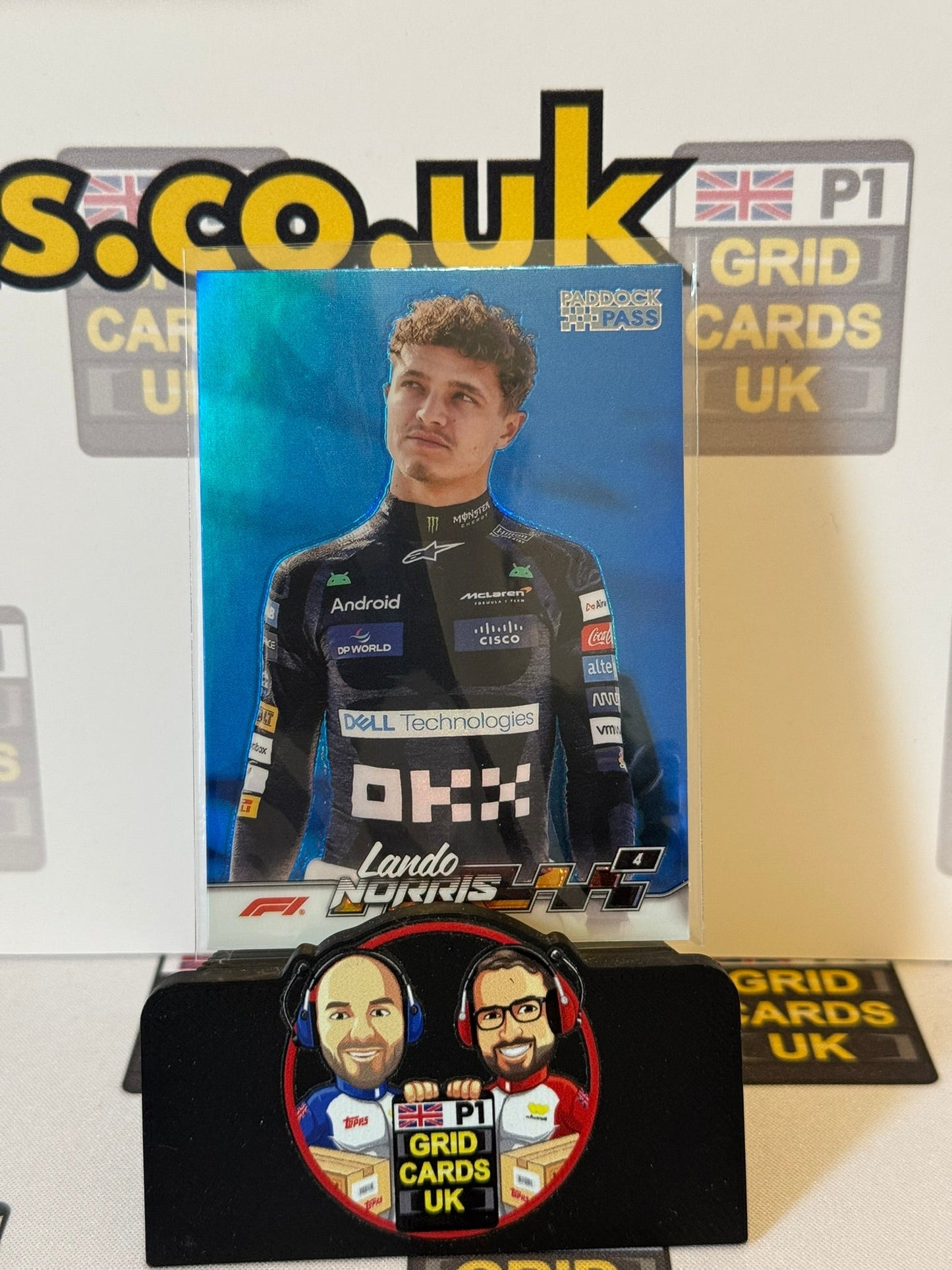 Lando Norris Blue #7 Fat Pack Exclusive - Topps F1 Paddock Pass 2024