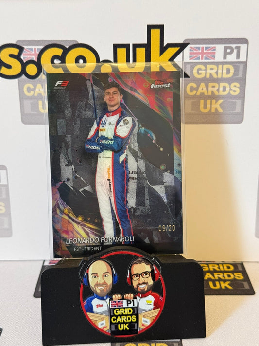 Leonardo Fornaroli 9/20 Black #146 Uncommon - Topps F1 Finest 2024