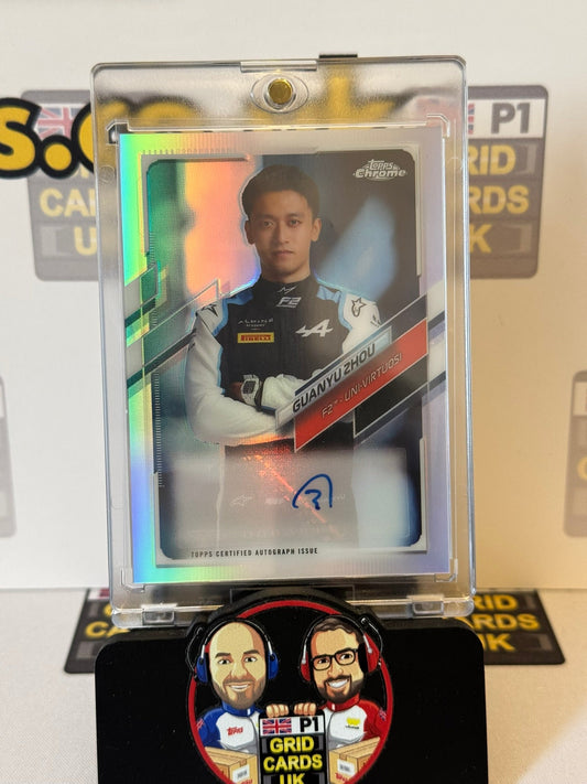 Zhou Guanyu AUTO 57/400 - Topps F1 Chrome 2021