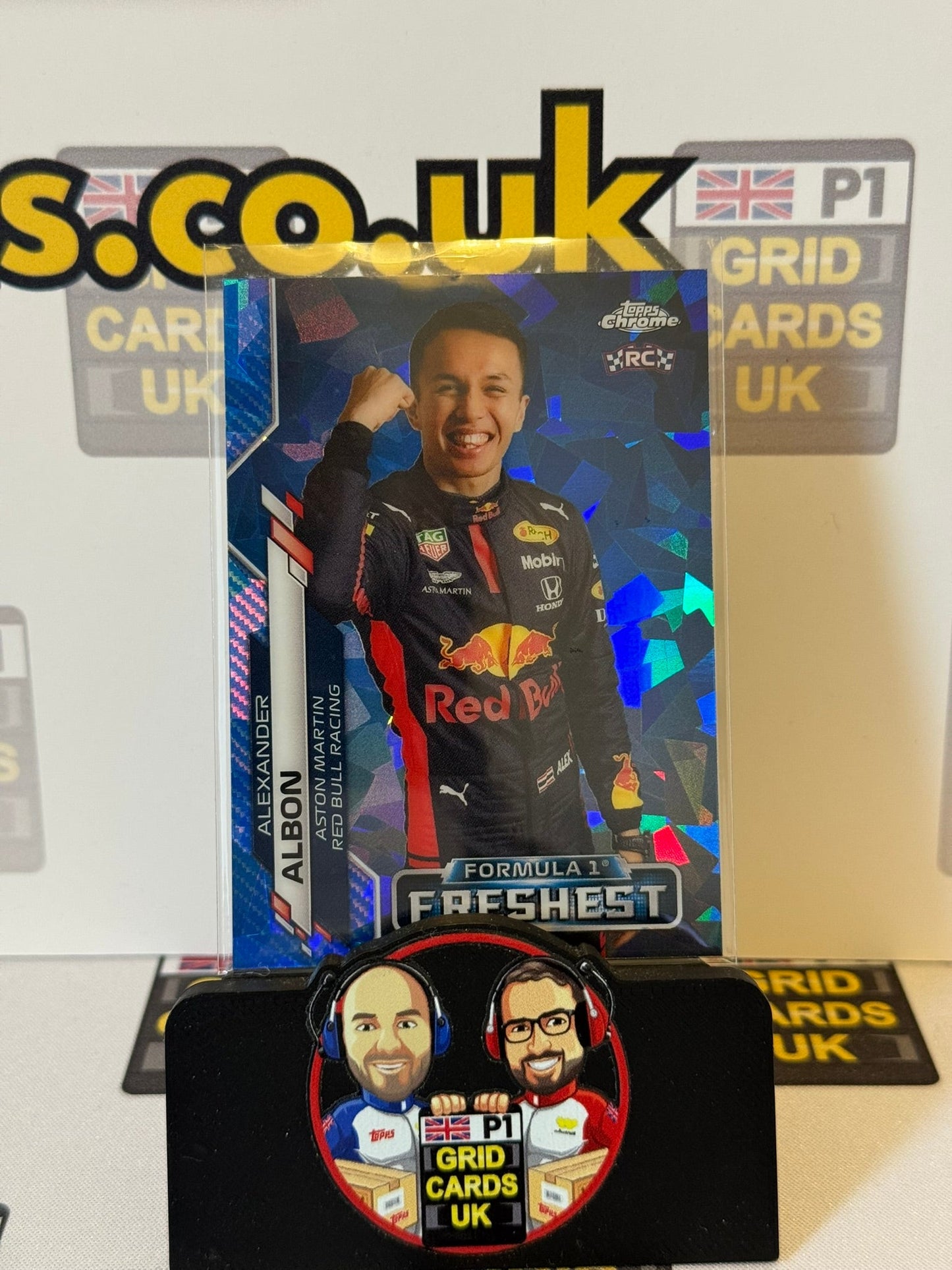 Alex Albon RC Rookie Freshest #198 - Topps F1 Chrome Sapphire 2020