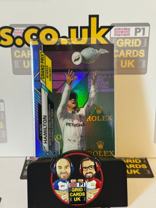 Lewis Hamilton Purple 326/399 #144 - Topps F1 Chrome 2020