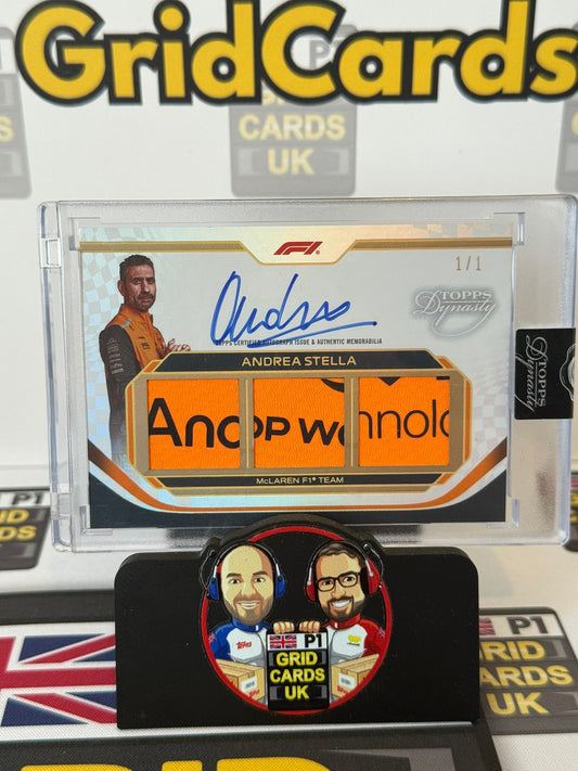 Andrea Stella - Triple Relic Auto 1/1 - Topps F1 Dynasty 2024