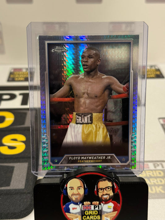 Floyd Mayweather Jr #33 Prizm Refractor - Topps Chrome Boxing 2024