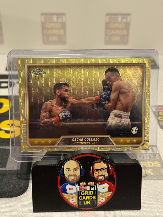 Oscar Collazo 1/1 SUPERFRACTOR #57 - Topps Chrome Boxing 2024