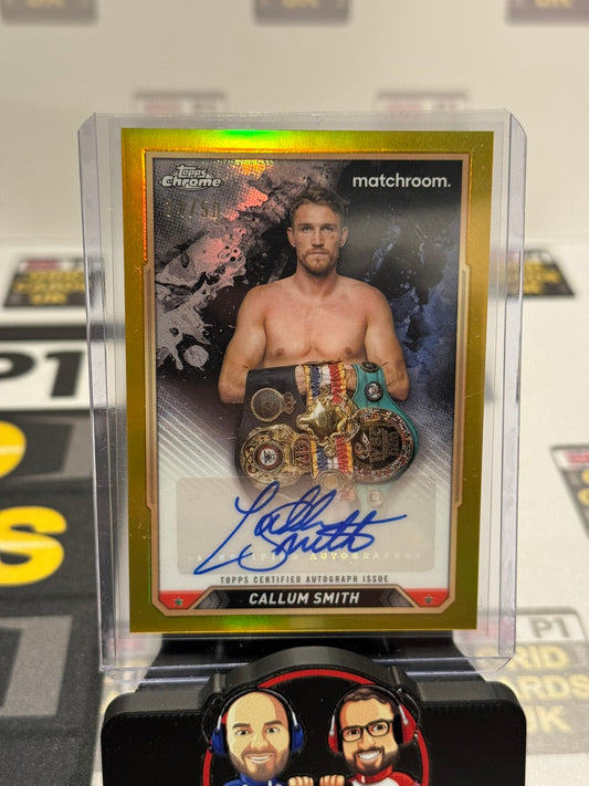 Callum Smith 34/50 GOLD AUTO #CBA-CSH - Topps Chrome Boxing 2024