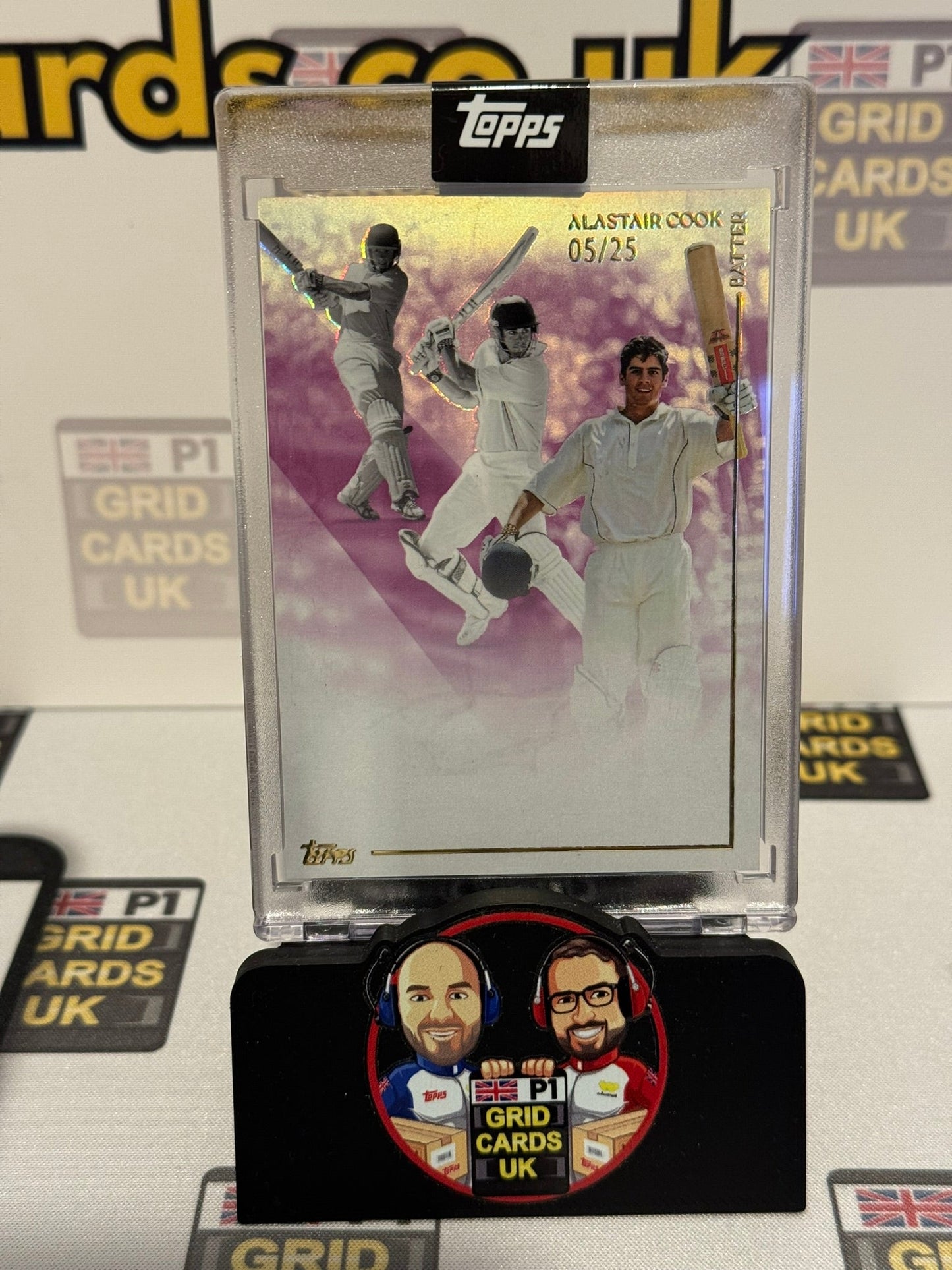 Alastair Cook 05/25 Purple - Topps Cricket Legends 2025