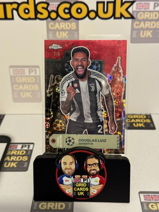 Douglas Luiz 3/5 Juventus Final Destination - Topps Chrome 24/25 LogoFractor Champions League