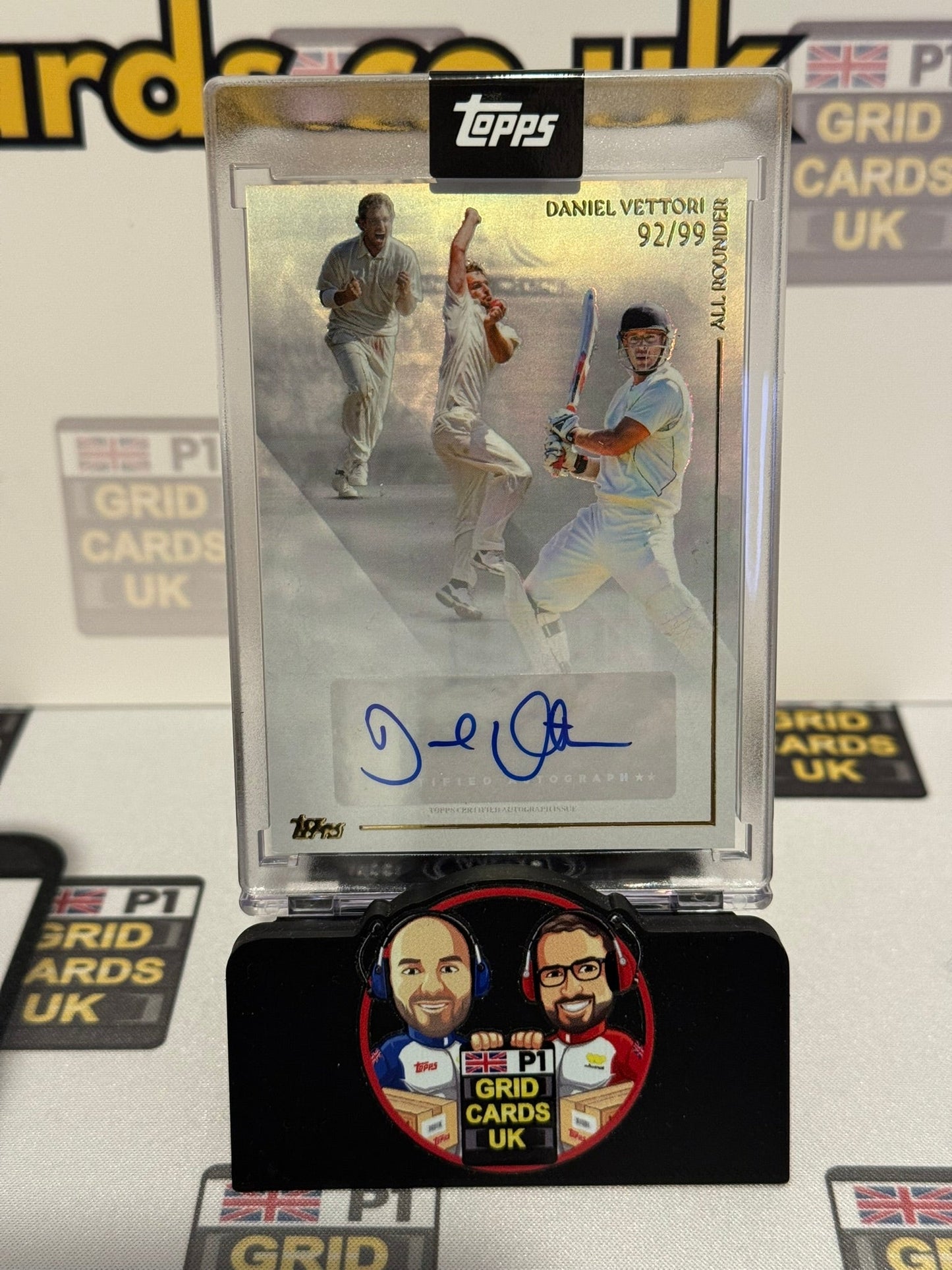 Daniel Vettori Auto 92/99 Foil - Topps Cricket Legends 2025