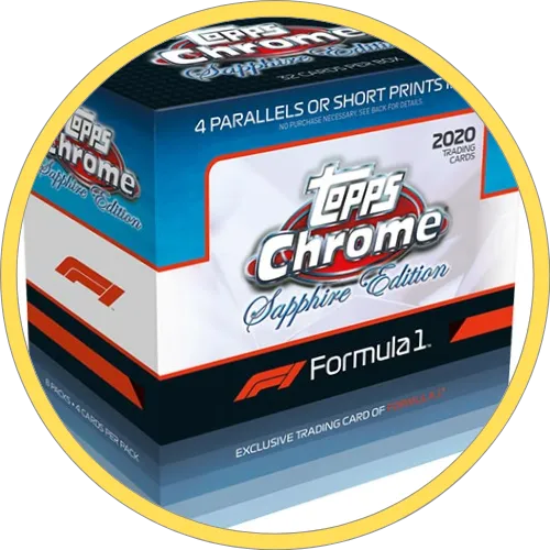 Topps F1 Chrome Sapphire 2020 Cards Checklist