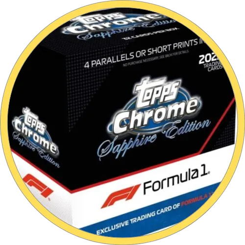 Topps F1 Chrome Sapphire 2022 Cards Checklist