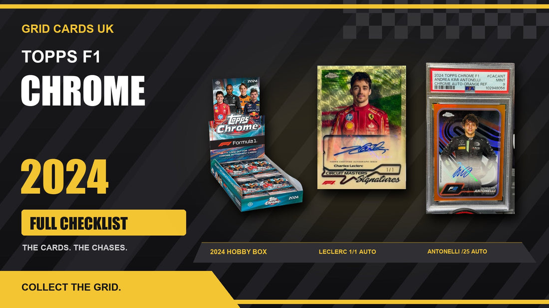 Topps F1 Chrome 2024 – Checklist and Guide! — real product and chase cards