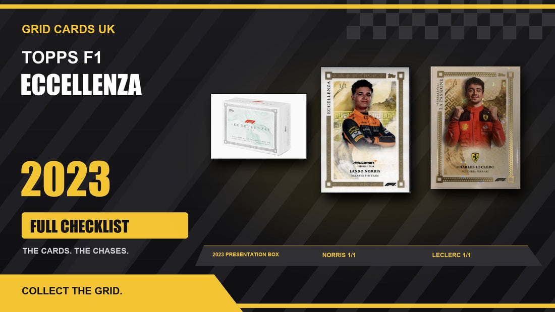 Topps F1 Eccellenza 2023 – Checklist — real product and chase cards