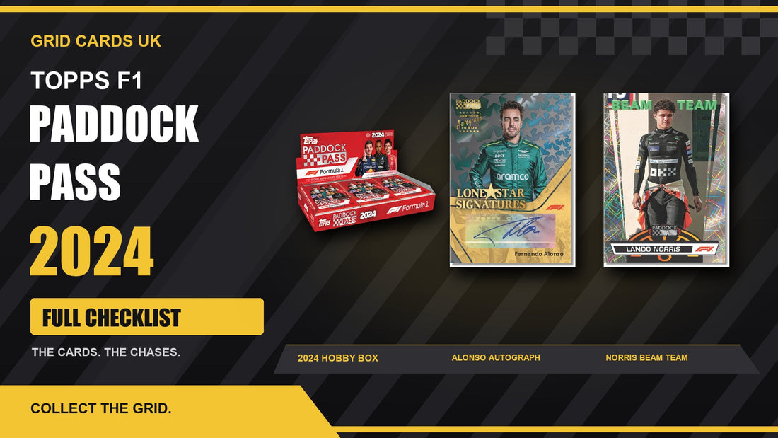 Topps F1 Paddock Pass 2024 – Checklist and Guide! — real product and chase cards