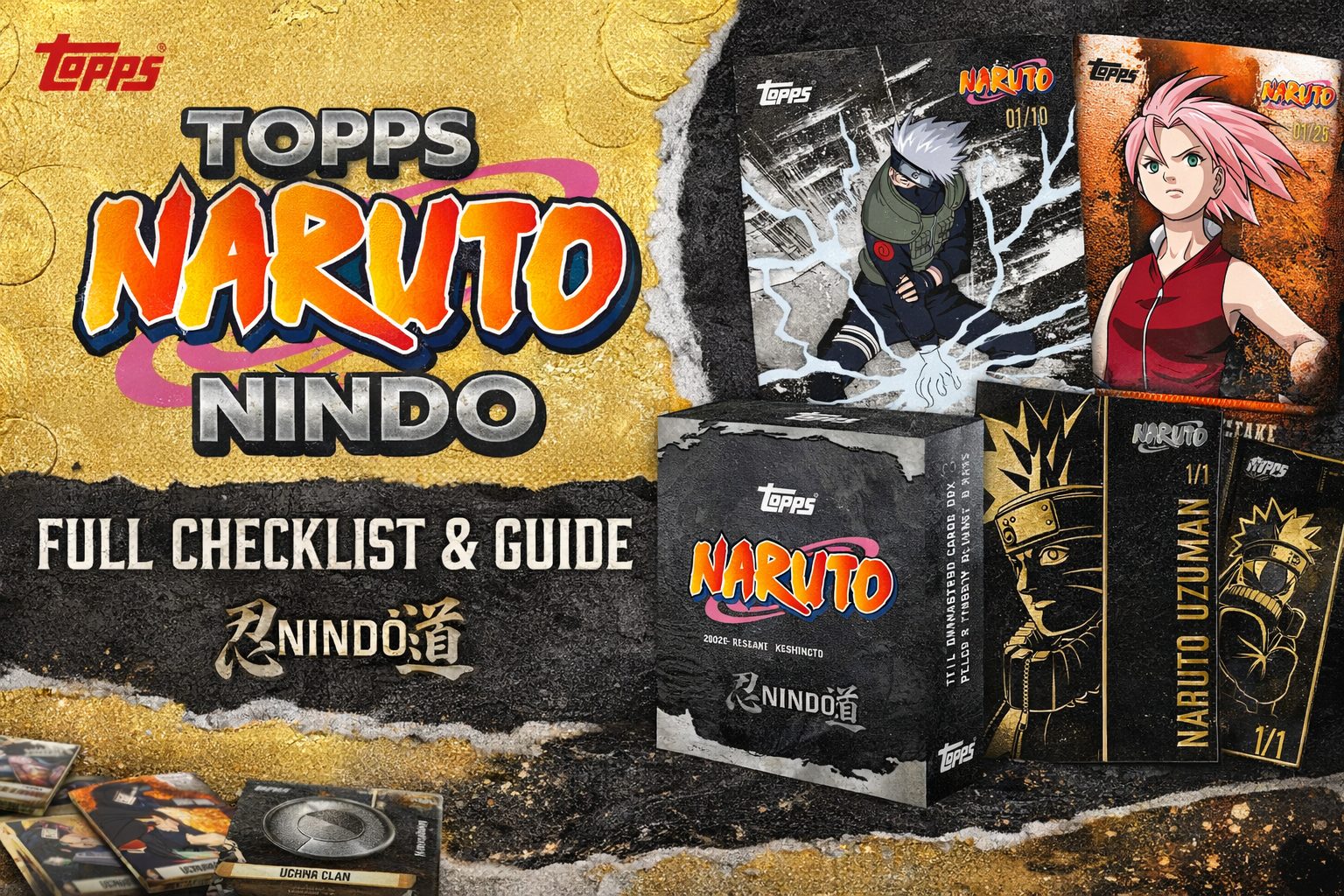 Topps Naruto Hobby 2025 Nindo Collection – Full Checklist