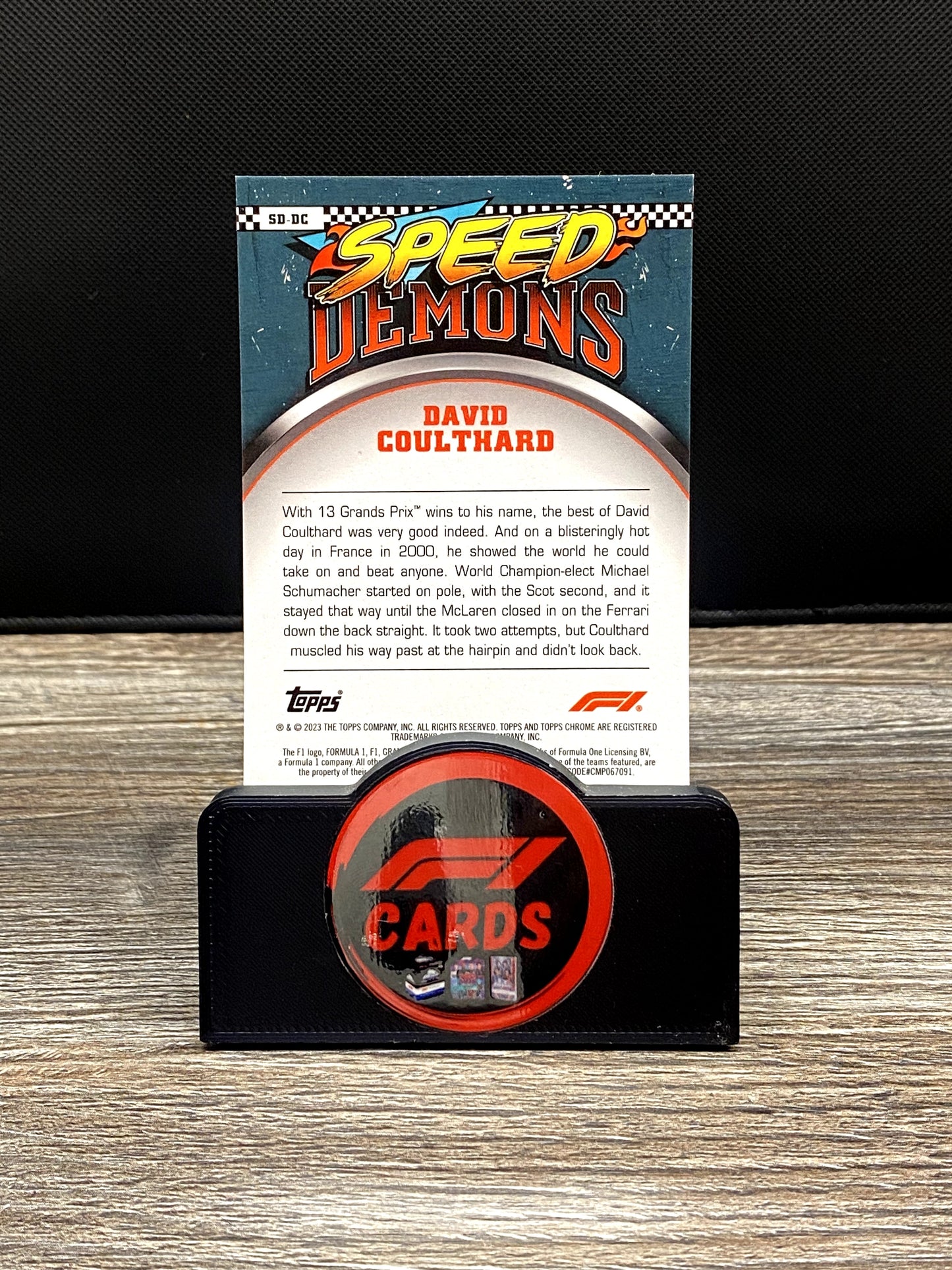 David Coulthard Speed Demons - Chrome 2023 - SD-DC Orange 24/25