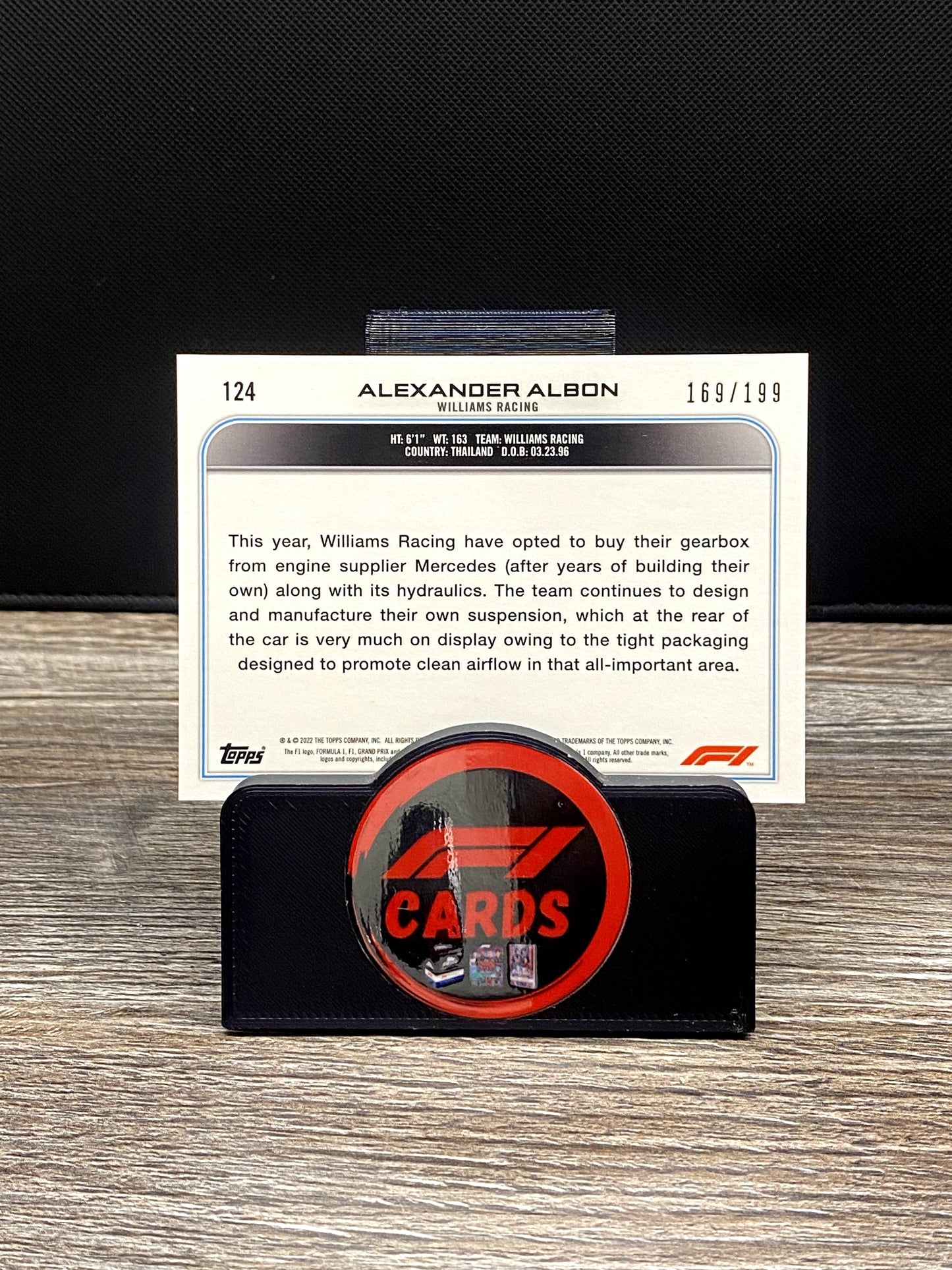 Alexander Albon - Sapphire 2022 - #124 Chartreuse 169/199