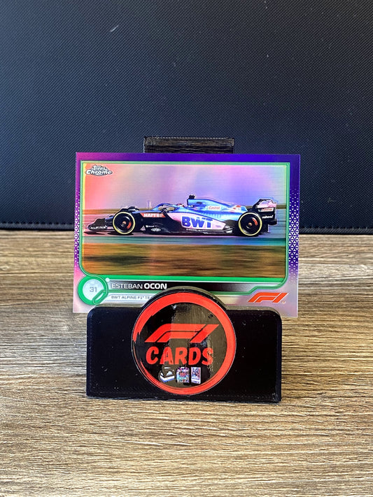 Esteban Ocon - Chrome 2022 - #116 Purple / Green 