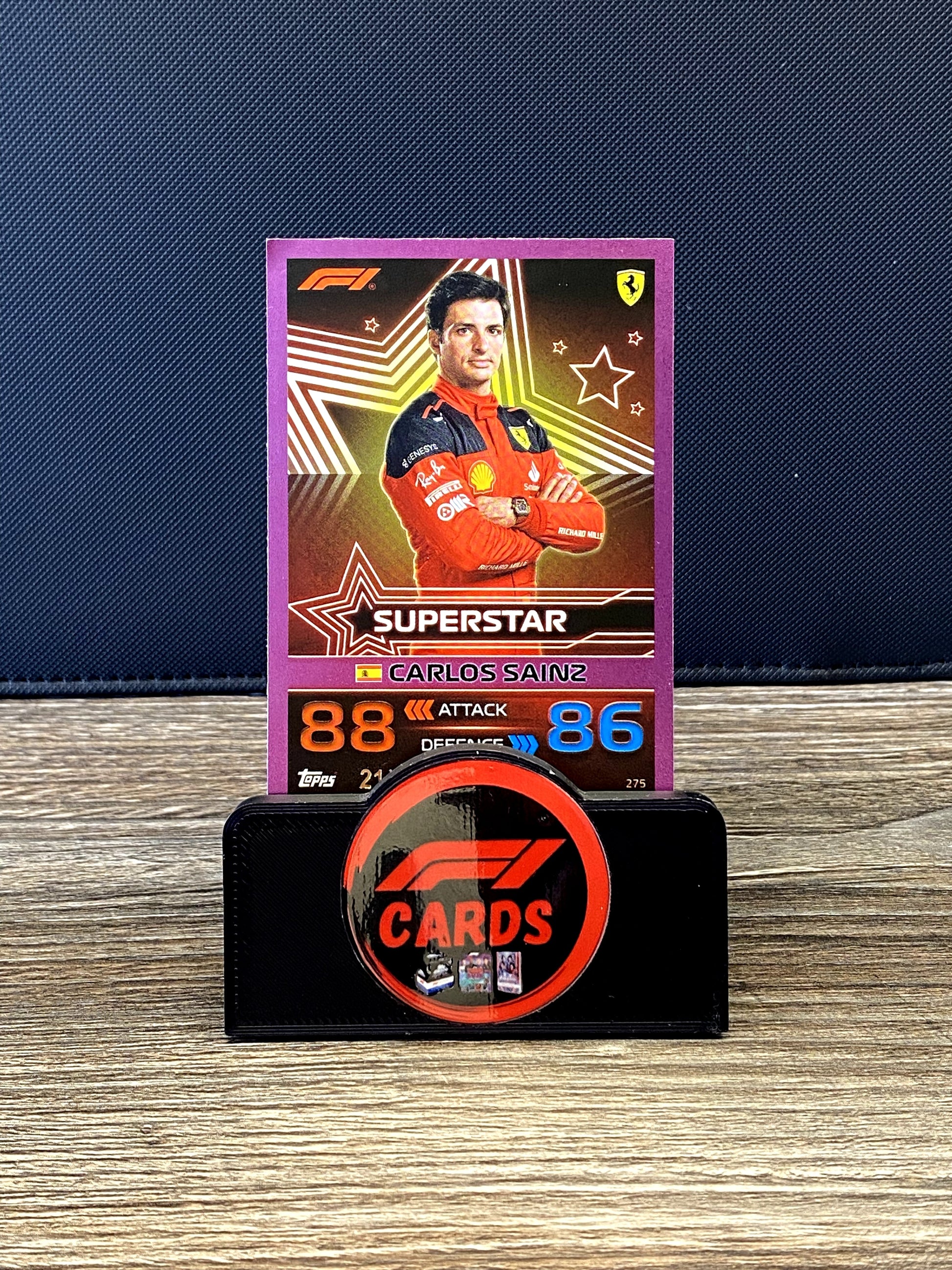 Carlos Sainz Superstar (India) *CORNER SPLIT* - Turbo Attax 2023 - Purple 21/40