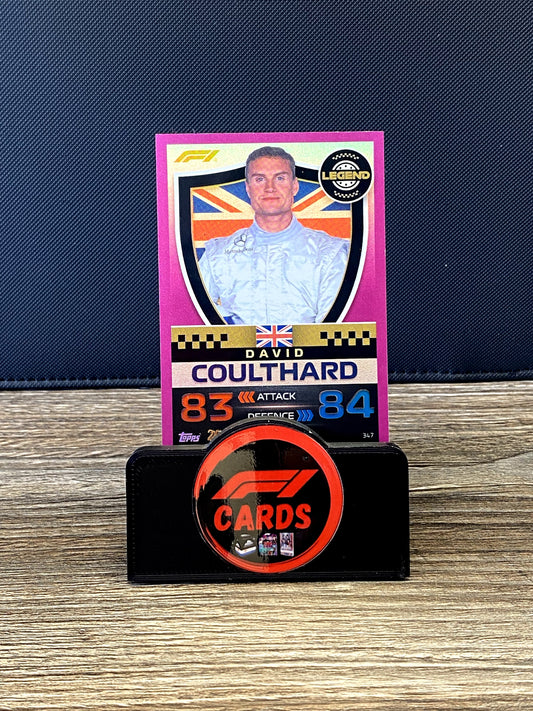David Coulthard Legend (India) - Turbo Attax 2023 - Purple 25/40