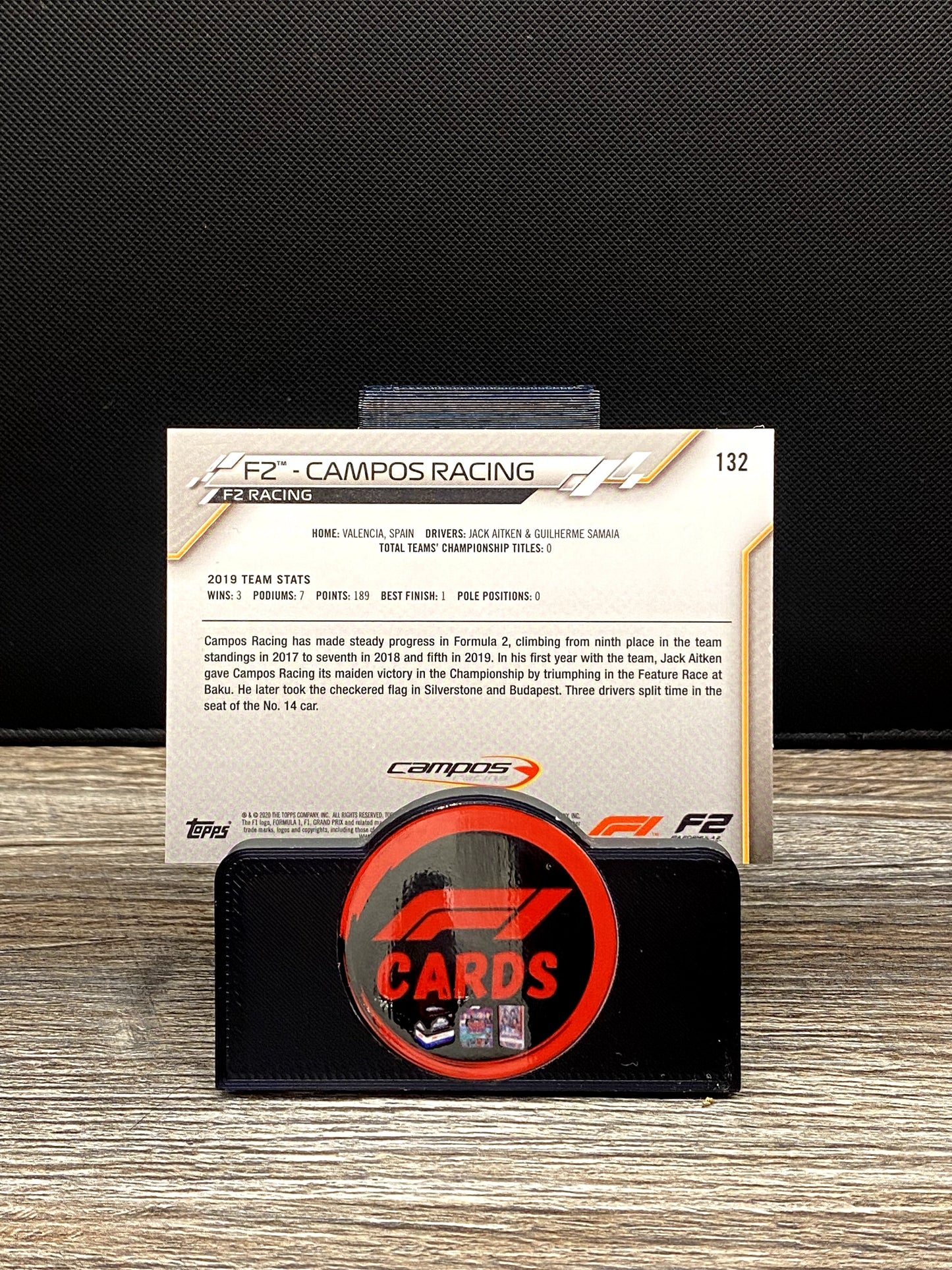 Campos Racing 70th Logo - Chrome 2020 - #132 Orange 70th