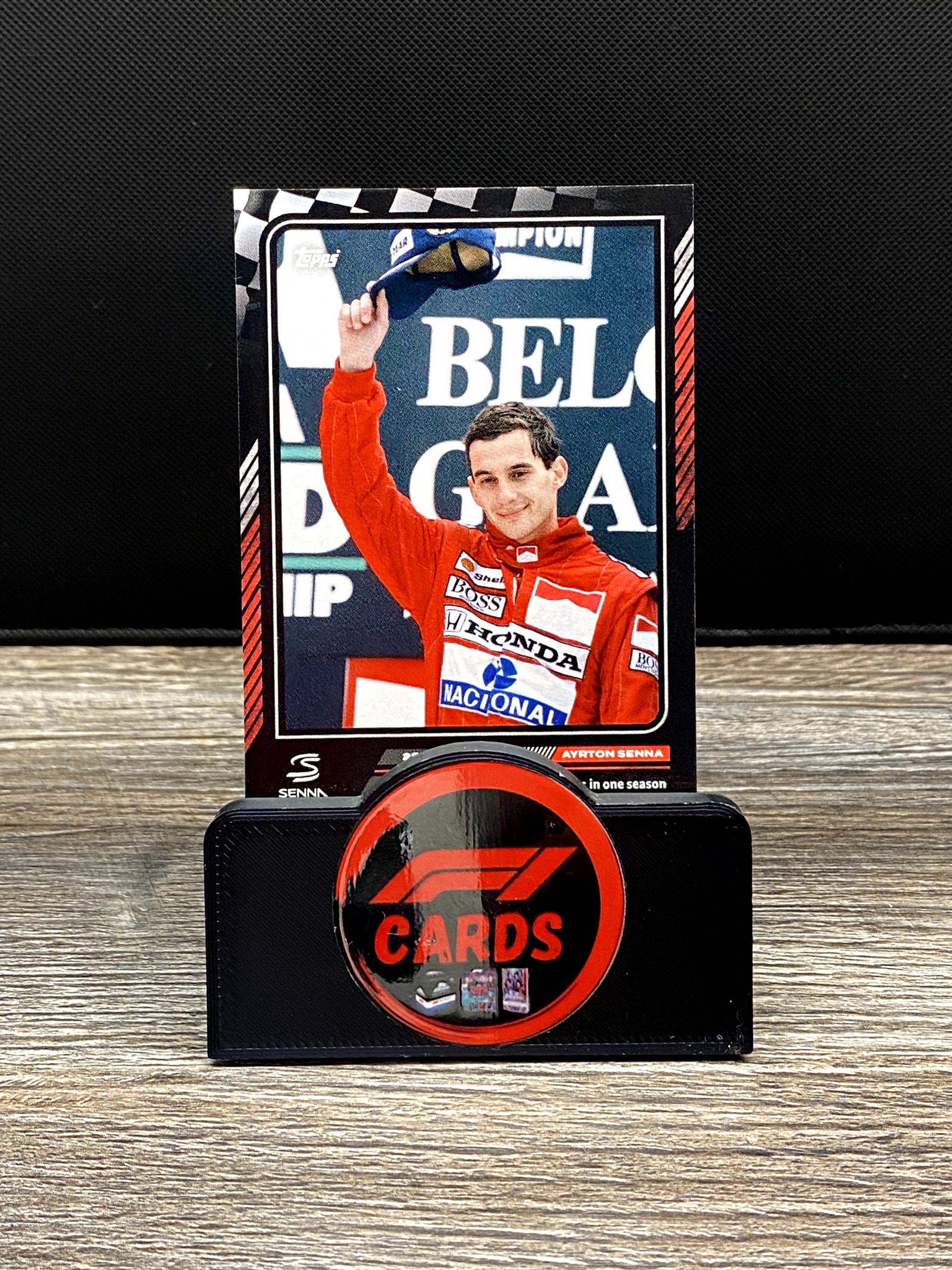 Story of Senna - Eight Consecutive Podium Finishes in One Season - Topps Now 2023 - Base 