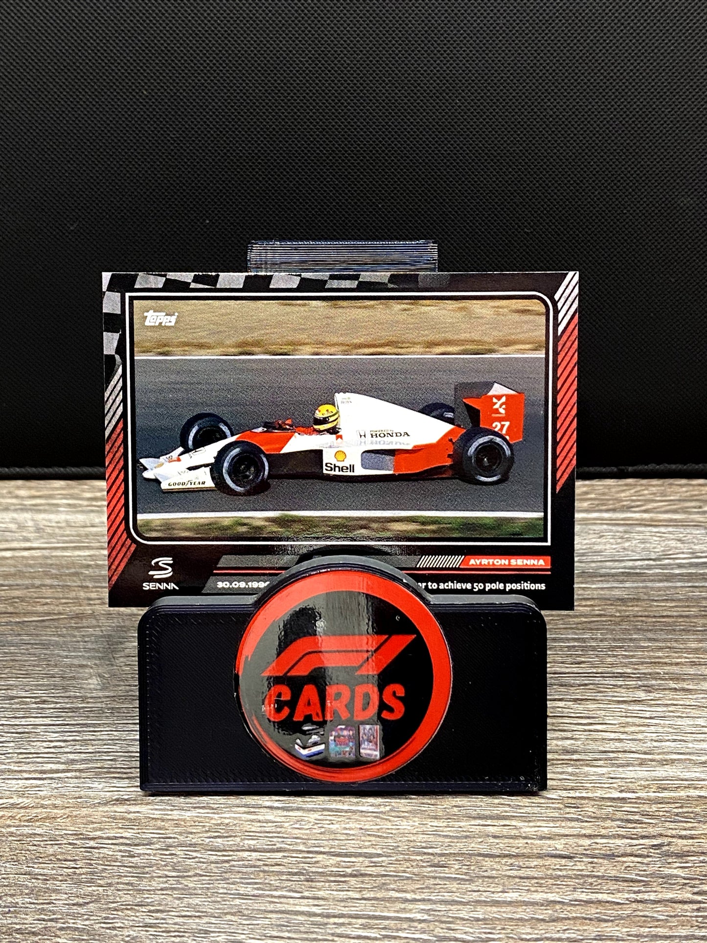 Story of Senna - First Driver to Achieve 50 Pole Positions - Topps Now 2023 - Base 