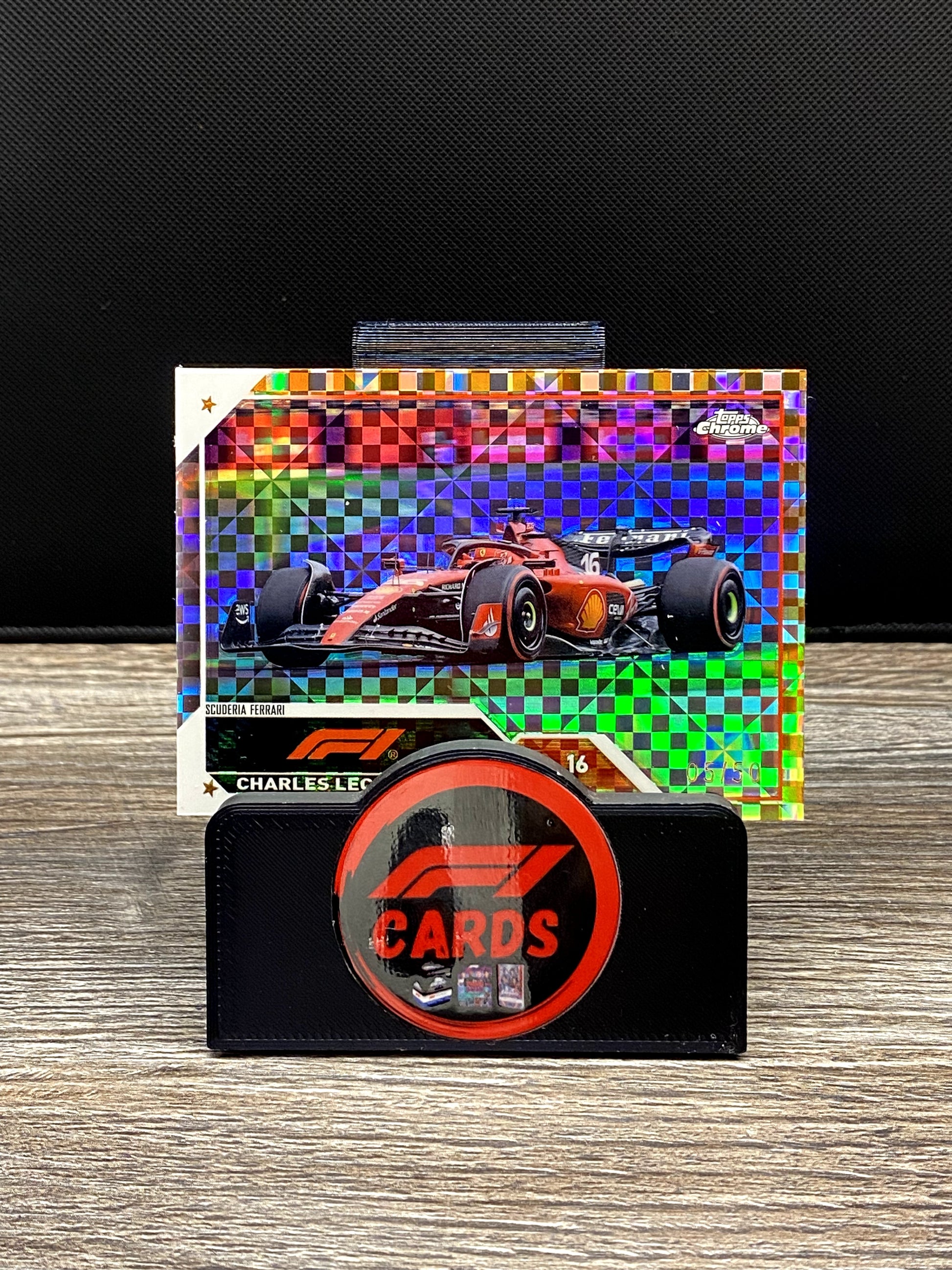 Charles Leclerc - Chrome 2023 - #7 Gold Checker 05/50