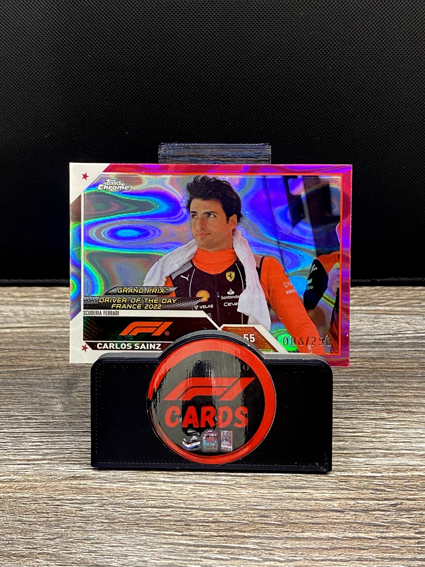 Carlos Sainz - Driver of the Day France 2022 - Chrome 2023 - #177 Lava Fuschia 086/250