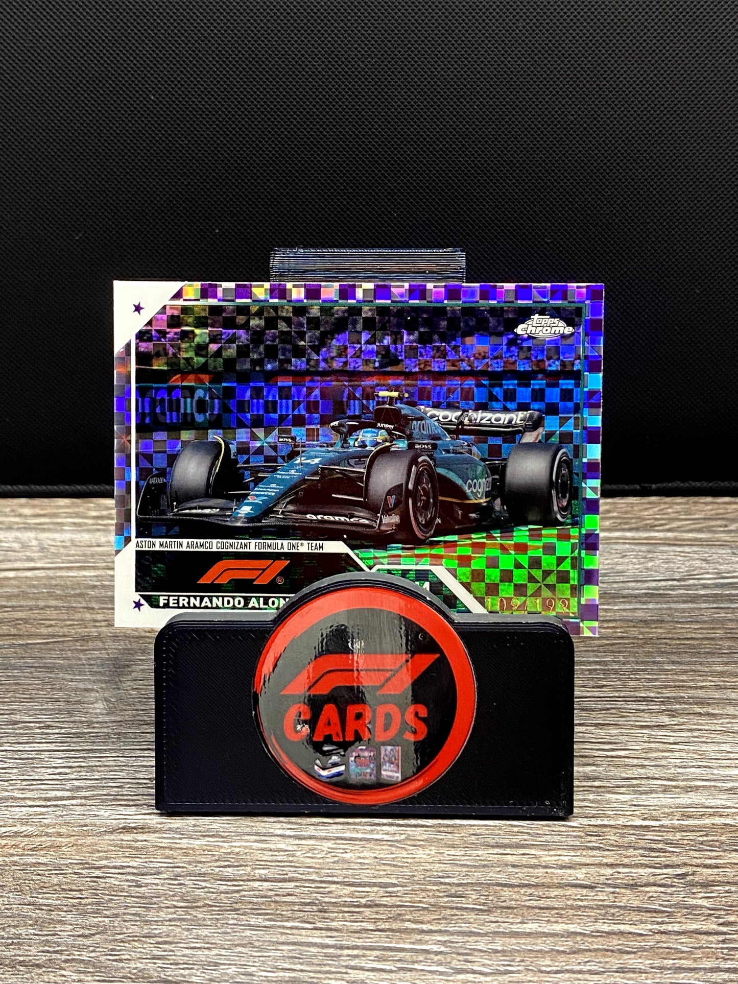 Fernando Alonso - Chrome 2023 - #35 Purple Checker 109/199