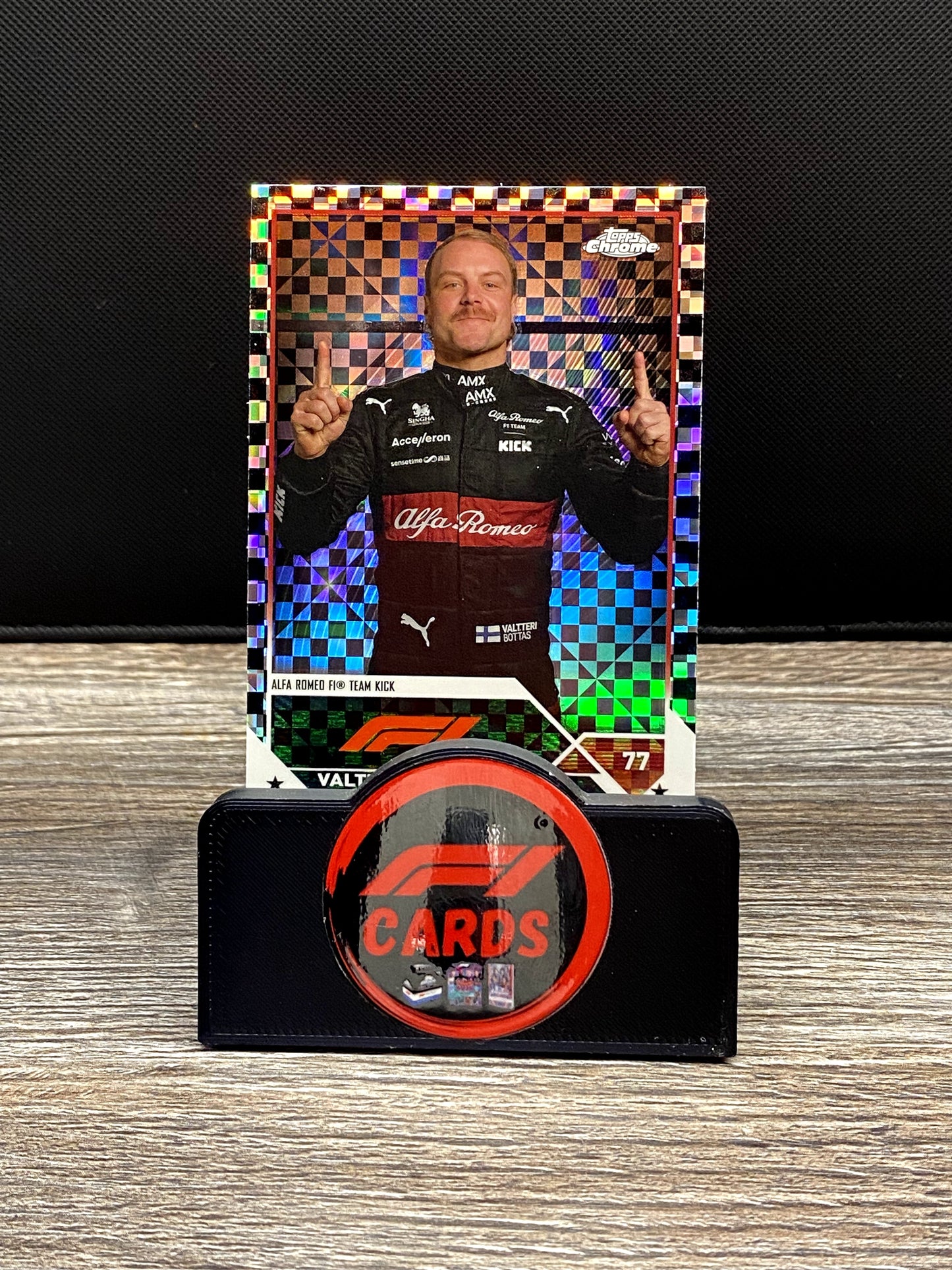 Valtteri Bottas Portrait - Chrome 2023 - #118 Checker 