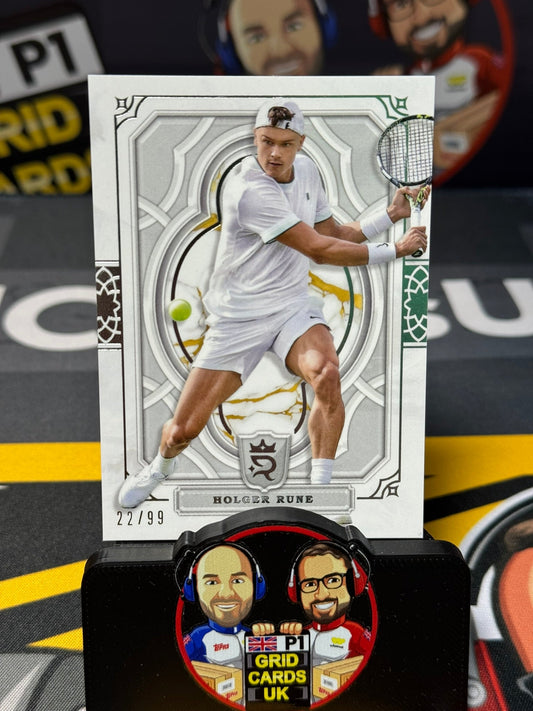 Holger Rune 22/99 #40 - Tennis Royalty 2025 Topps