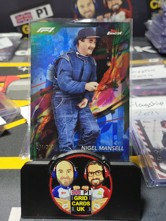 Nigel Mansell  #75 - Topps F1 Finest 2024 - 071/200 Common