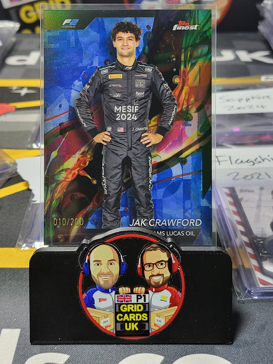 Jak Crawford  #33 - Topps F1 Finest 2024 - 010/200 Common