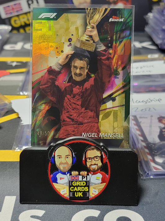 Nigel Mansell  #93 - Topps F1 Finest 2024 - 48/50 Common