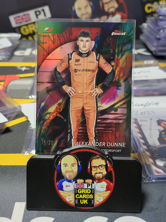Alexander Dunne  #51 - Topps F1 Finest 2024 - 16/20 Common