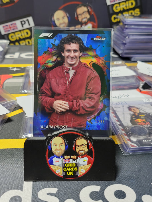 Alain Prost #286 - Topps F1 Finest 2024 - 37/99 Rare