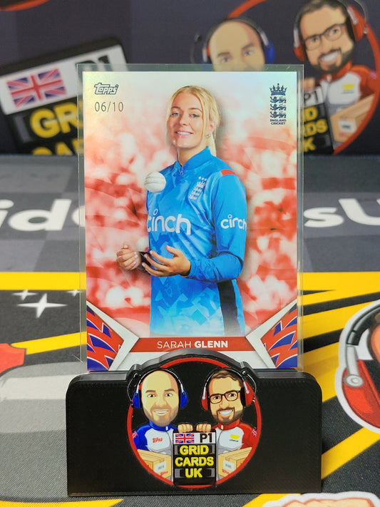 Sarah Glenn 6/10 Red - Topps England Cricket Set 2024