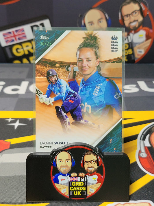 Danni Wyatt 6/25 Orange - Topps England Cricket Set 2024