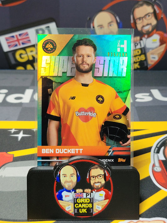 Ben Duckett 35/100 Orange - Topps The Hundred Cricket 2023