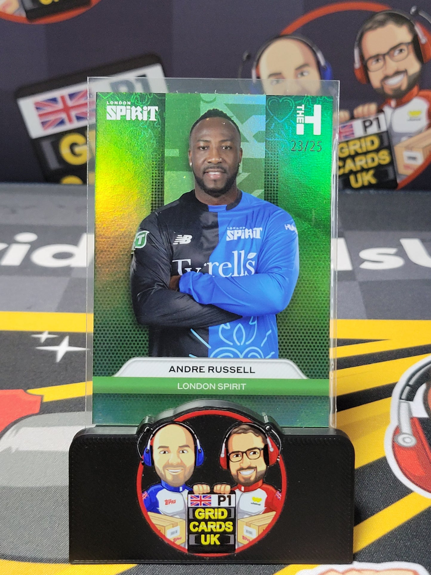 Andre Russell 23/25 Green - Topps The Hundred Cricket 2024