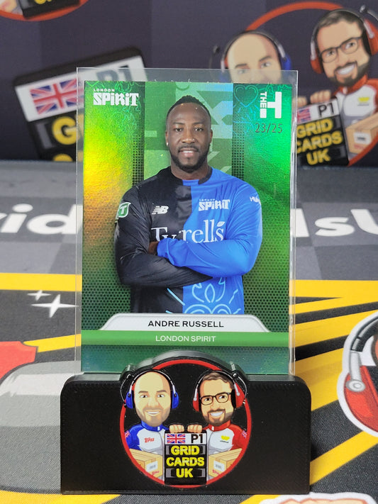 Andre Russell 23/25 Green - Topps The Hundred Cricket 2024