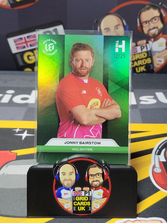 Jonny Bairstow 12/25 Green - Topps The Hundred Cricket 2024