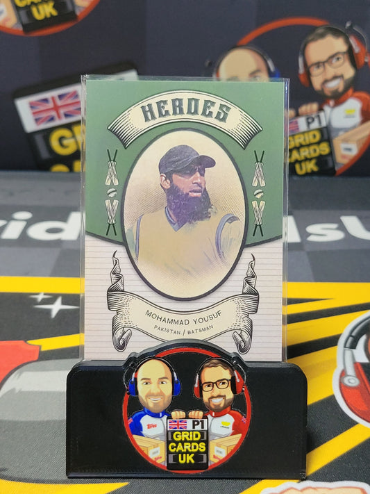 Mohammad Yousuf 16/21 Green - Futera Vintage Cricket 2024