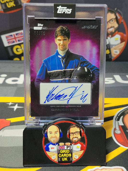 Damon Hill AUTO 4/50 Purple - Topps F1 Lights Out 2025