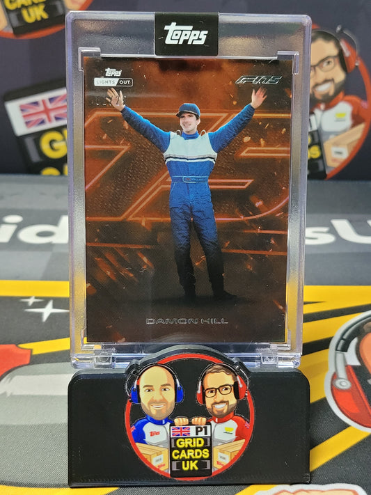 Damon Hill 1/25 Orange - Topps F1 Lights Out 2025