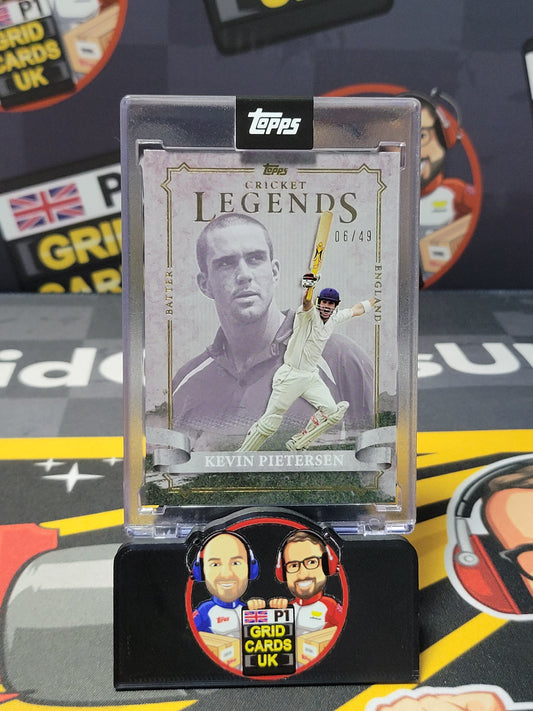 Kevin Pietersen 6/49 Green - Topps Cricket Legends 2024