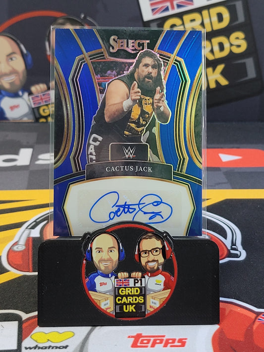 Cactus Jack Auto 47/49 Blue - #LS-CJK - Panini Select WWE 2024