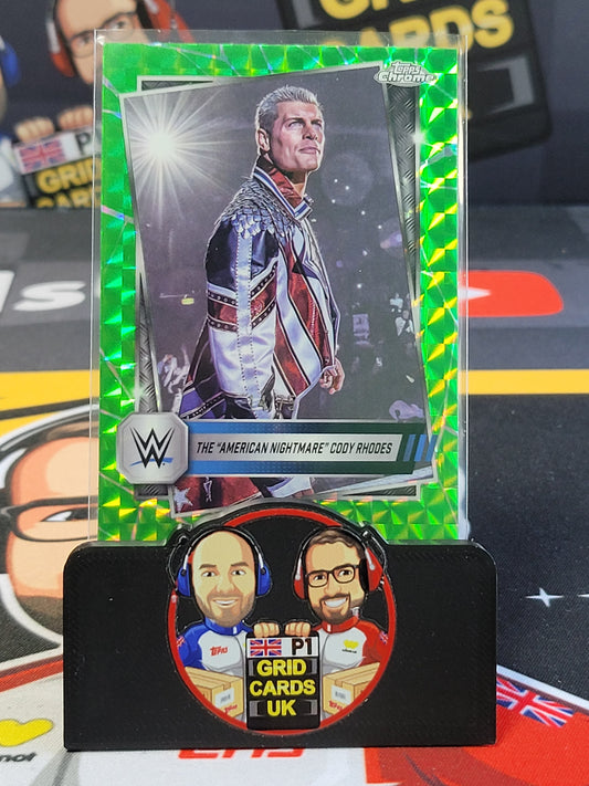 Cody Rhodes 14/75 Green - #1 - Topps WWE Chrome 2025