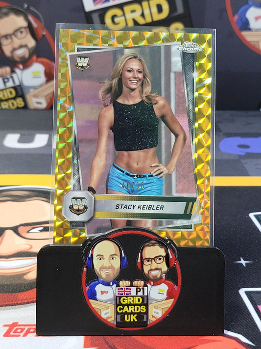 Stacey Keibler 48/50 Gold - #85 - Topps WWE Chrome 2025