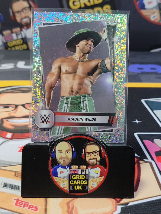 JoaQuin Wilde 105/249 Speckle - #128 - Topps WWE Chrome 2025